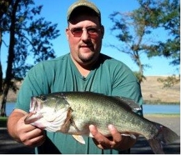 A BIG Bass caught at Sprague Lake Resort